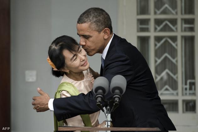 Obama történelmi látogatáson Mianmarban