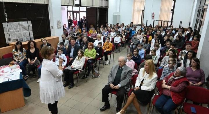 A megyei matematikaversenyek díjkiosztó ünnepsége a Csikyben